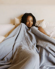 Lara Light Grey - PARTY BLANKET⢠- King