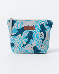 Shark Ripples Zipper Pouch