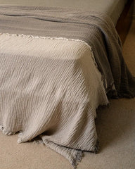 Senna Melange PARTY BLANKET⢠- Beige - King
