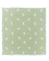 Teddy Gauze Receiving Blanket with Pouch