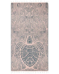Swirl Turtle Dusty Pink