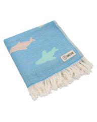 Swirl Shark Kids Towel