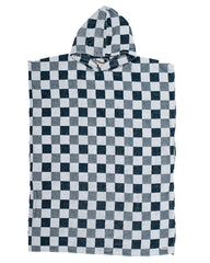 Checker Hooded Poncho
