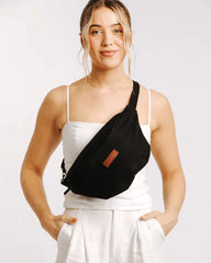 Solid Bum Bag - Black
