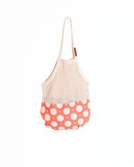 Polka Dot Net Printed Market Bag