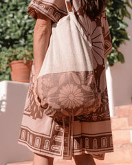 Nippon Daisy Printed Net Market Bag