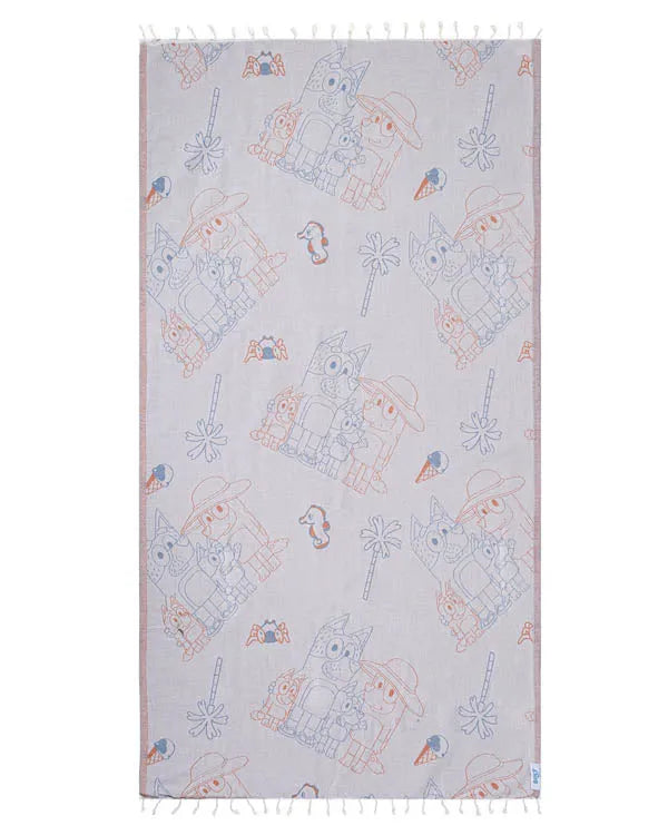Bluey & Family Adult Towel