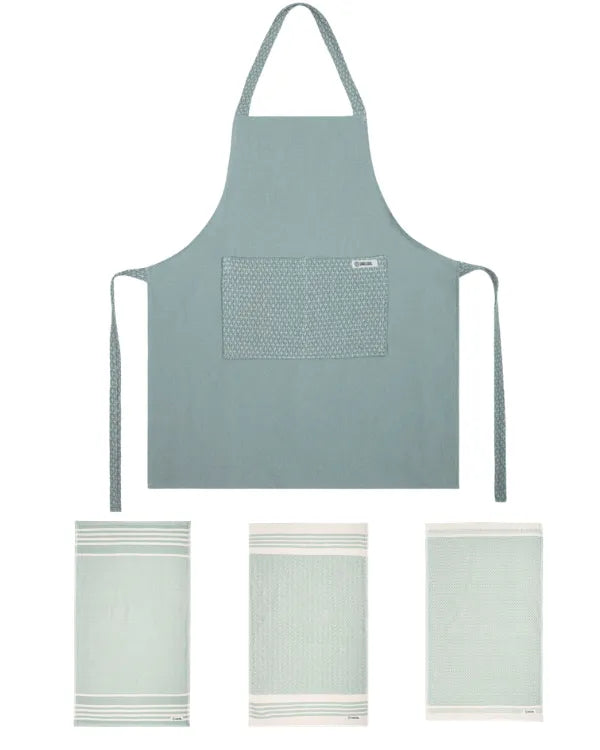 Tulipa Bundle - 1 Towels Set, 1 Apron