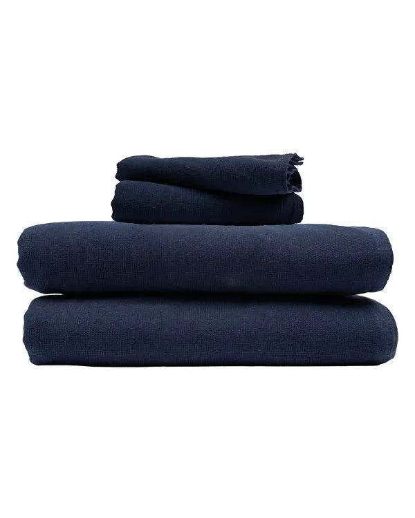 Terra Fringeless XL Bath Bundle - Navy