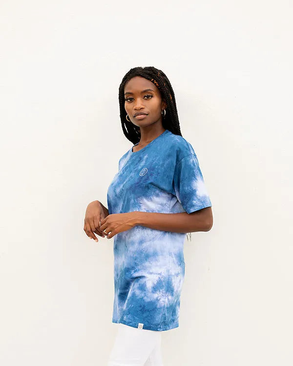 Navy Acid Wash Tee