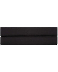 Terra Fringeless XL Bath Bundle - Black - 2 Pack