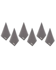 Terra Bath Washcloth  Bundle - 6 Pack - Grey