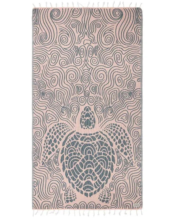 Swirl Turtle Dusty Pink