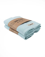 Classic Fringeless Hand Bath Bundle 2 Pack - Seaglass
