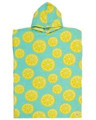 Lemons Hooded Poncho