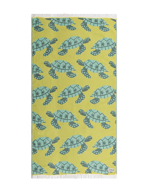 Turtle Walk Kids Towel