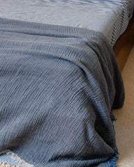 Senna Melange PARTY BLANKETâ¢ Indigo - King