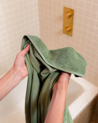 Terra Fringeless XL Bath Bundle 2 Pack - Hedge Green
